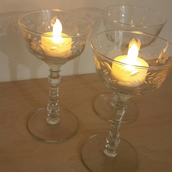 Antique Wine Glasses - Picture 3 of 3